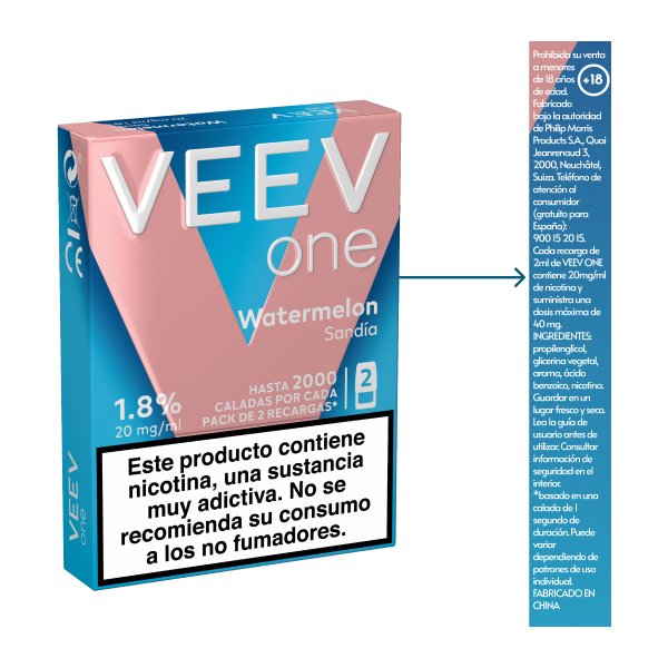 VEEV ONE Sandía 1.8%, Watermelon, large